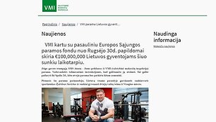 Sukčiai apsimeta VMI