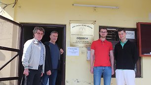 doc.dr.M.Kociu, prof.V.Uvarovas, R.Bobina, P.Sausdravas