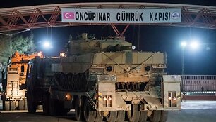 Turkijos kariuomenė įžengė į Sirijos kudrų teritoriją