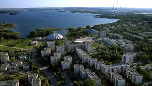 Parduodamas pastatas ant Elektrėnų marių kranto
