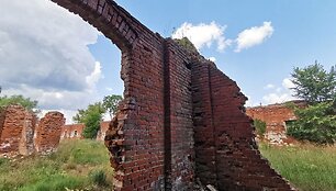 Ardomos Lentvario dvaro sodybos daržinės liekanos
