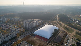 Pripučiamas stadionas Pilaitėje