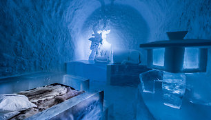 Ledo viešbutis „Icehotel“ Švedijoje