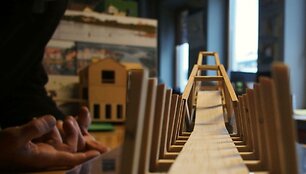 Pėsčiųjų tiltas į Kėdainių senamiesčio &scaron;irdį &ndash; autorinė istorinės temos interpretacija. Architektai: J.R.Palys ir I.Palytė-Veilandienė