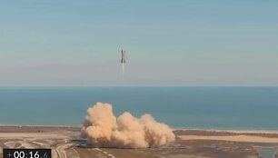 &bdquo;SpaceX Starship SN9&ldquo; prototipo skrydžio pradžia
