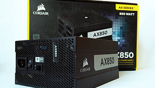 &bdquo;Corsair AX 850&ldquo; maitinimo blokas