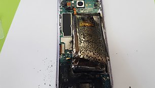 Sudegęs „Samsung Galaxy S8“