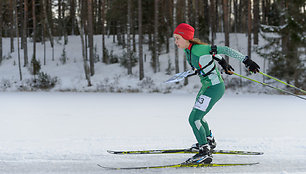 Visagine vyko Lietuvos orientavimosi sporto slidėmis čempionatas ilgojoje ir estafečių trasose.