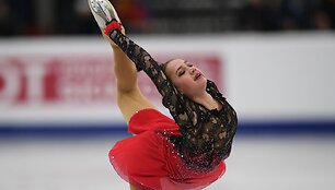 Alina Zagitova liko antra Europos čempionate Minske.