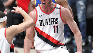 „Golden State Warriors“ krepšininkai pirmauja serijoje prieš „Blazers“ 3-0.