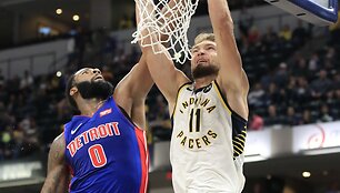Domantas Sabonis per pirmą NBA sezono mačą pelnė 27 ta&scaron;kus.