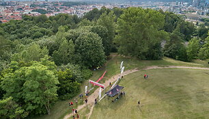 100 km bekelės taką aplink Vilnių i&scaron;bandė ir olimpiečiai.