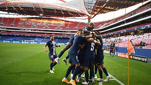 PSG  &ndash; &bdquo;Leipzig&ldquo; rungtynių akimirka.