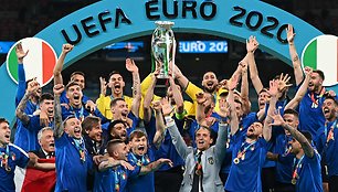 Italijos triumfo Europos čempionato akimirka