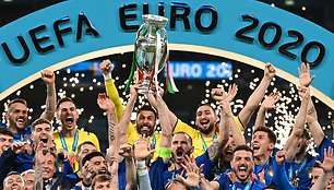 Italijos triumfo Europos čempionato akimirka