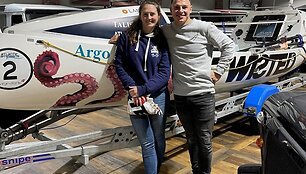 Jasmine Harrison ir Aurimas Valujavičius