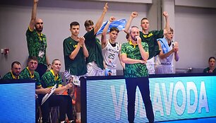 Lietuvos jaunimo (iki 18 metų) vaikinų rinktinė įveikė &Scaron;vediją. Remigijus Bardauskas
