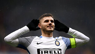 Mauri Icardi sekmadienį pelnė 4 įvarčius.