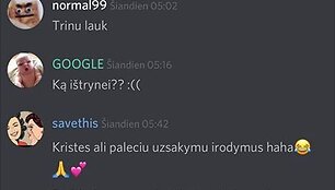 Kristinos Ivanovos ekrano nuotrauka