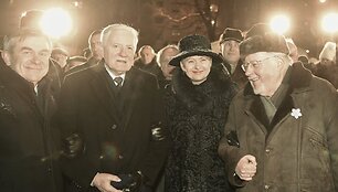 2017 01 12. Lietuvos Respublikos Prezidentė Dalia Grybauskaitė Laisvės gynėjams pagerbti skirto memorialo atidengimo &scaron;ventėje