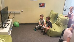 Vyriausybėje atidarytas vaikų kambarys