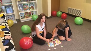 Vyriausybėje atidarytas vaikų kambarys