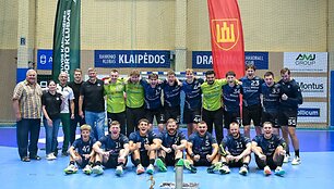 Klaipėdos &bdquo;Dragūno&ldquo; rankininkai pergalingai pradėjo pasiruo&scaron;imą naujam sezonui