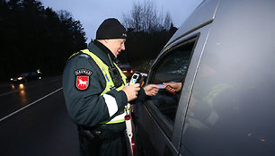 Kauno kelių policijos reidas