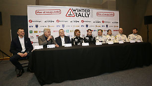 „Winter Rally 2018“ spaudos konferencija