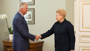 Michelis Barnier ir Dalia Grybauskaitė