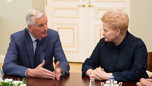 Michelis Barnier ir Dalia Grybauskaitė