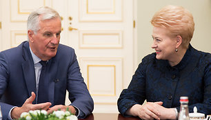 Michelis Barnier ir Dalia Grybauskaitė