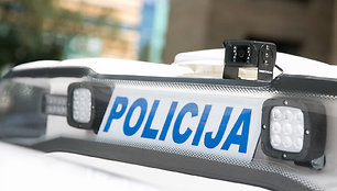 Policijos ekspertų automobilis