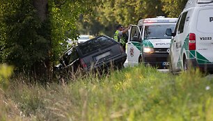 Autoįvykis kelyje Lentvaris - Trakai
