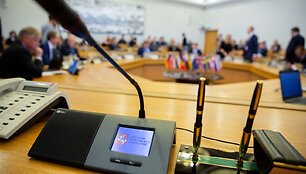 Vyriausybės posėdžio akimirka