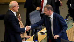 Stasys Jakeliūnas ir Saulius Skvernelis