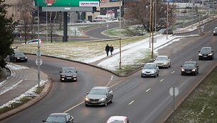 Prie&scaron;&scaron;ventinės automobilių spūstys Vilniuje