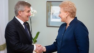 Viktoras Pranckietis ir Dalia Grybauskaitė