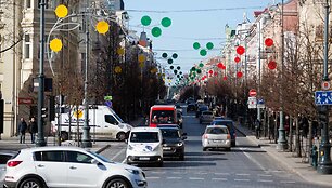 Saulėtas, bet vėsus pavasaris Vilniuje