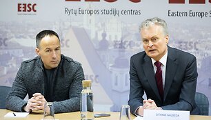 Vladimiras Laučius ir Gitanas Nausėda