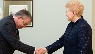 Klausas Heineris Lenė ir Dalia Grybauskaitė