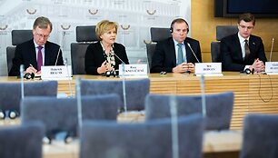 Spaudos konferencija apie Lietuvos narystę NATO