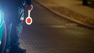 Naktinis kelių policijos reidas Vilniuje