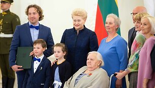 Daugiavaikių mamų apdovanojimo ceremonija Prezidentūroje
