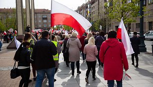 Lietuvos lenkų šventinė eisena Vilniuje