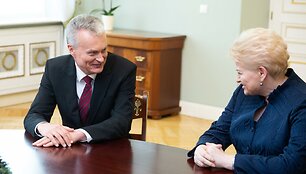 Gitanas Nausėda ir Dalia Grybauskaitė