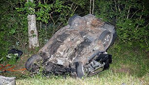 Tragi&scaron;ka pasibaigusi avarija Vilniaus rajone