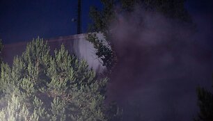 Gaisras atliekų priėmimo aik&scaron;telėje