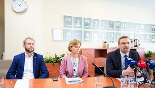 Marijus Kalesinskas, Julita Varanauskienė, Linas Kukuraitis
