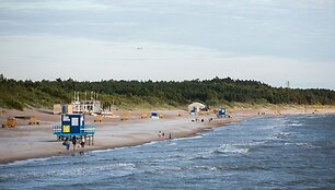 Vėjuotas vakaras Palangoje